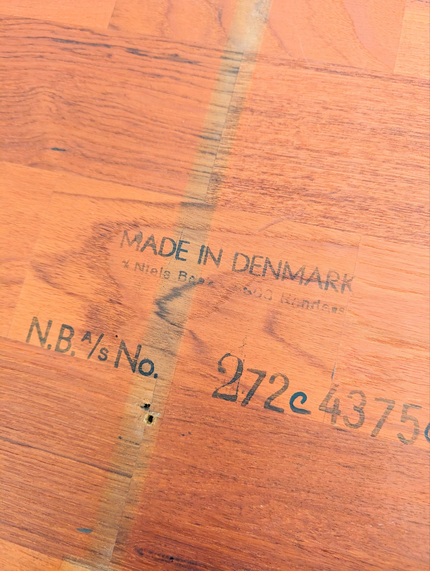 Round Midcentury Coffee Table by Niels Bach