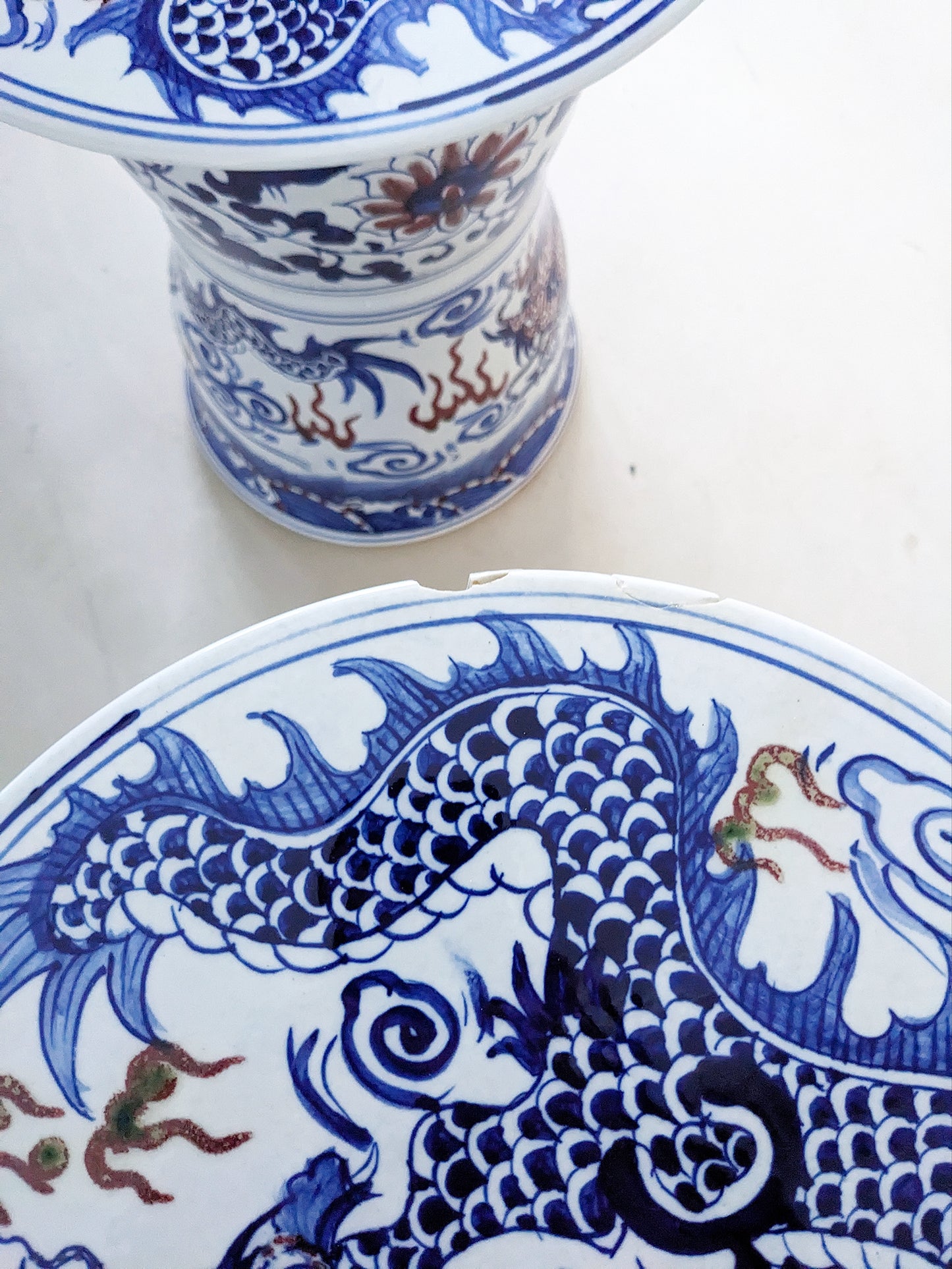 Porcelain Chinese Dining Set 1950's