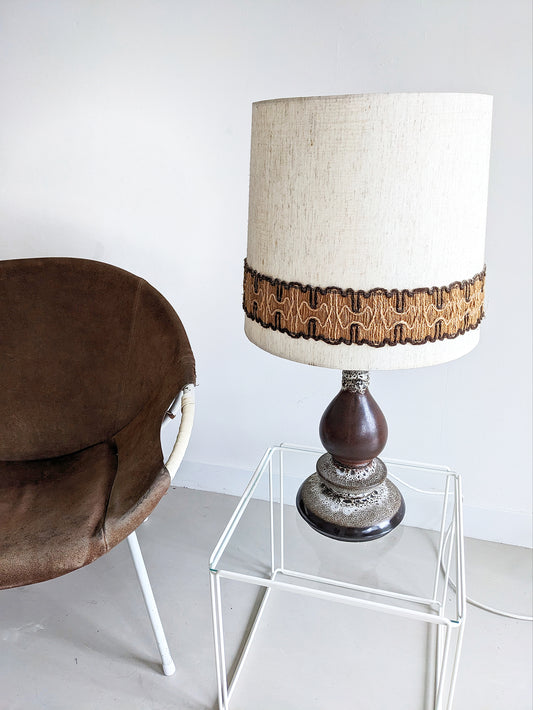 Fat Lava West Germany Table Lamp 1960's