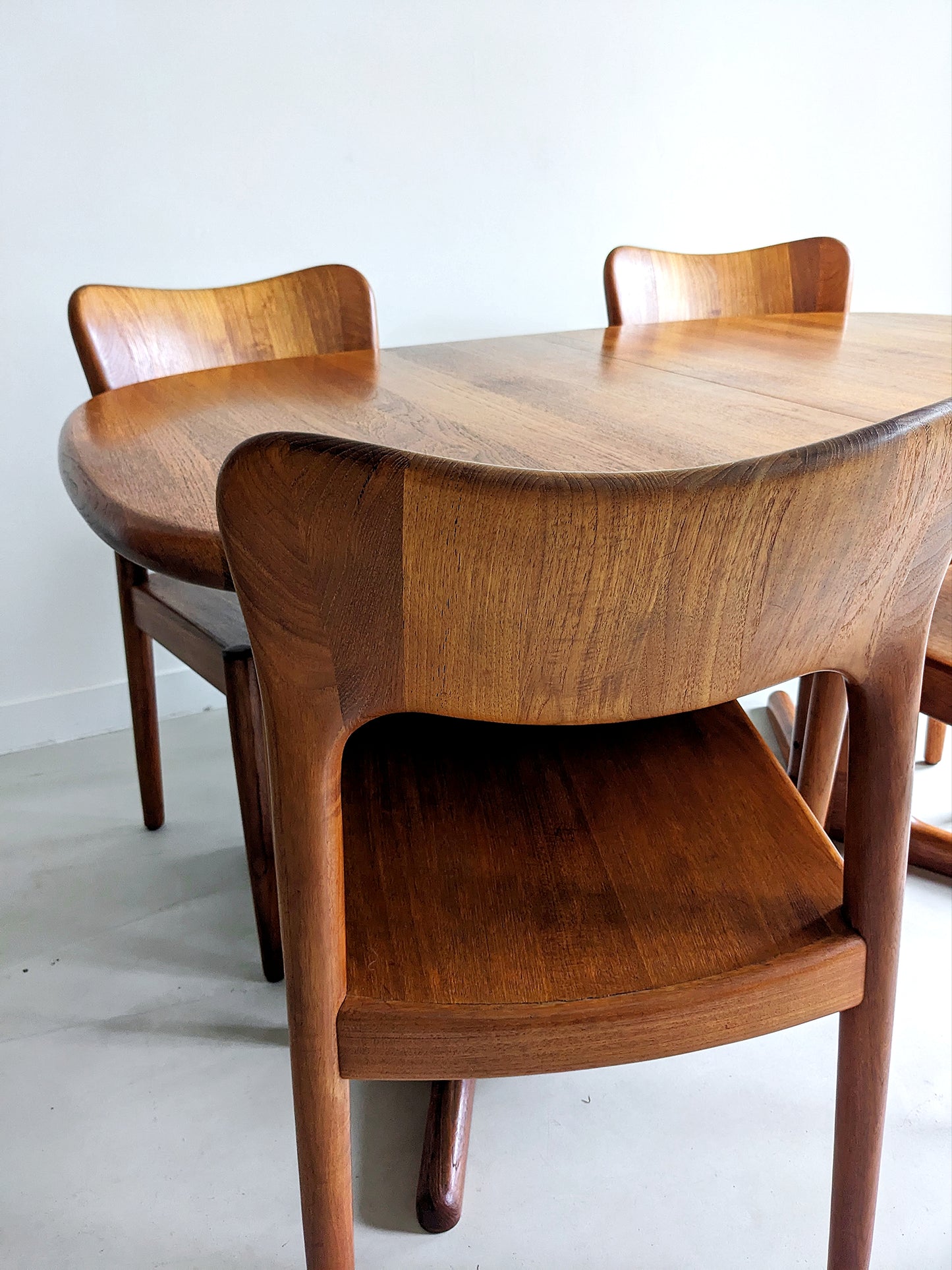 Extendable Dining Table by Juul Kristensen for Glostrup Møbelfabrik 1960's