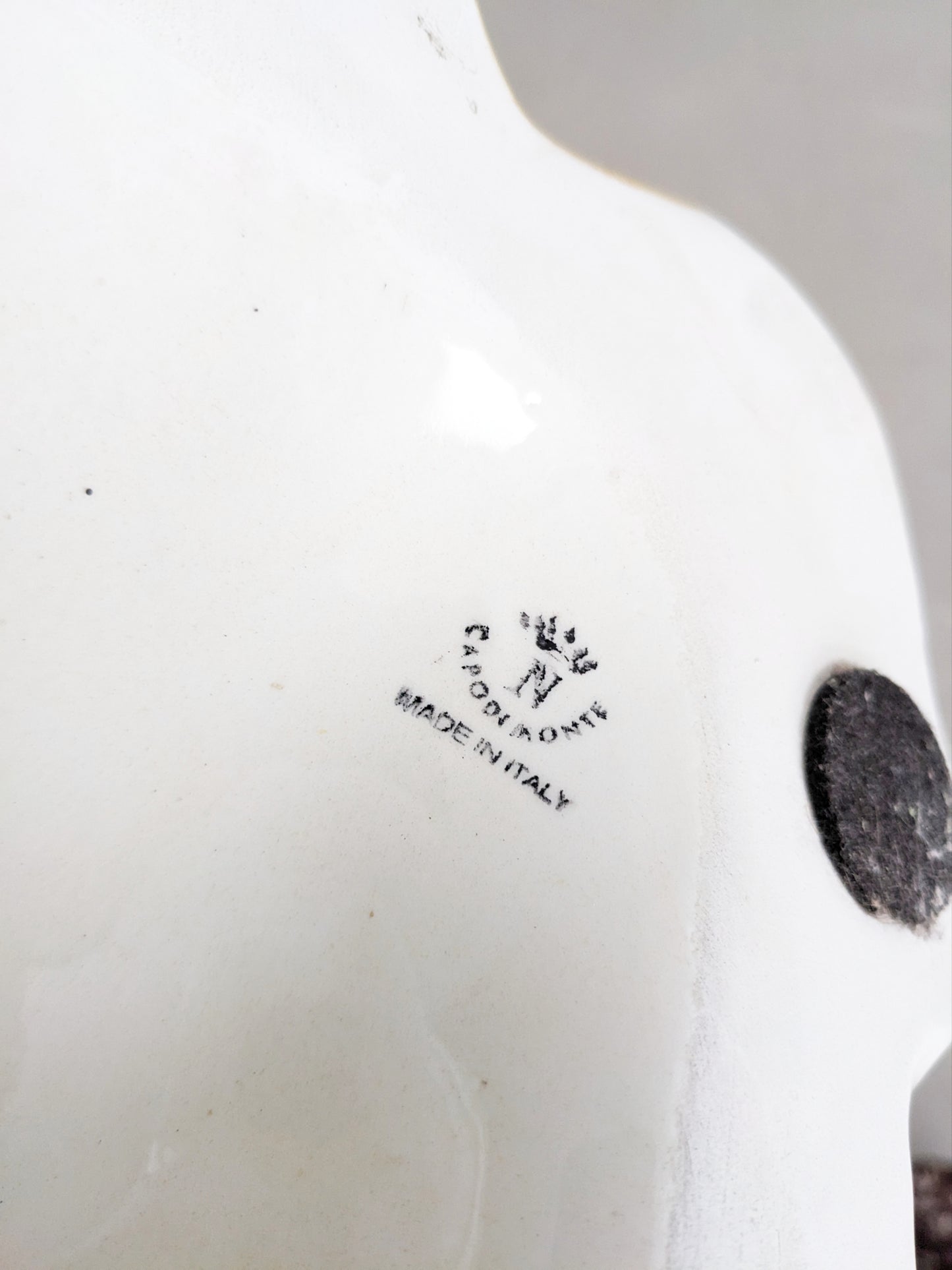 Capodimonte Ceramic Tiger with Cubs 1980's