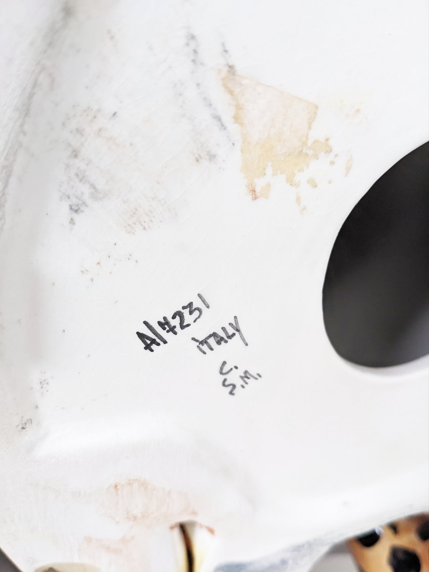 Ceramic Cheetah Statue 1970's