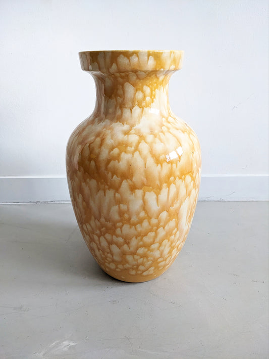 West Germany Floor Vase (Yellow) 1960's
