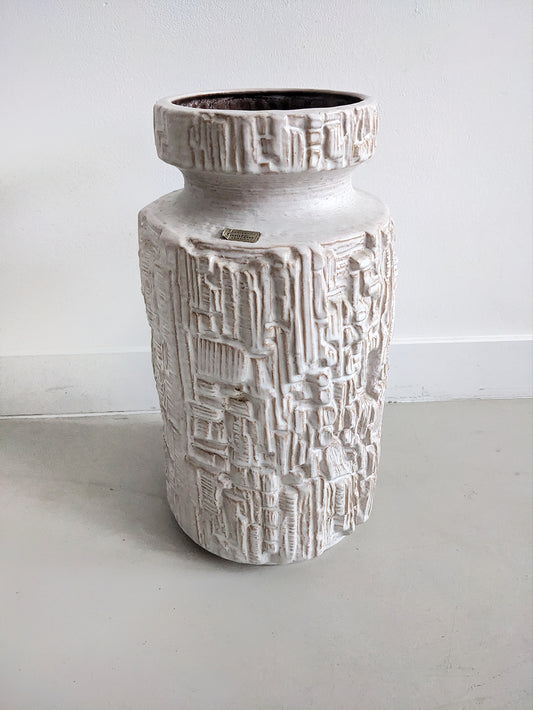 West Germany Floor Vase (Ecru) 1960's