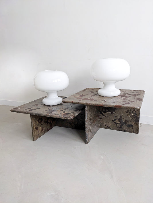 Set of 2 Cosack Mushroom Table Lamps 1970's