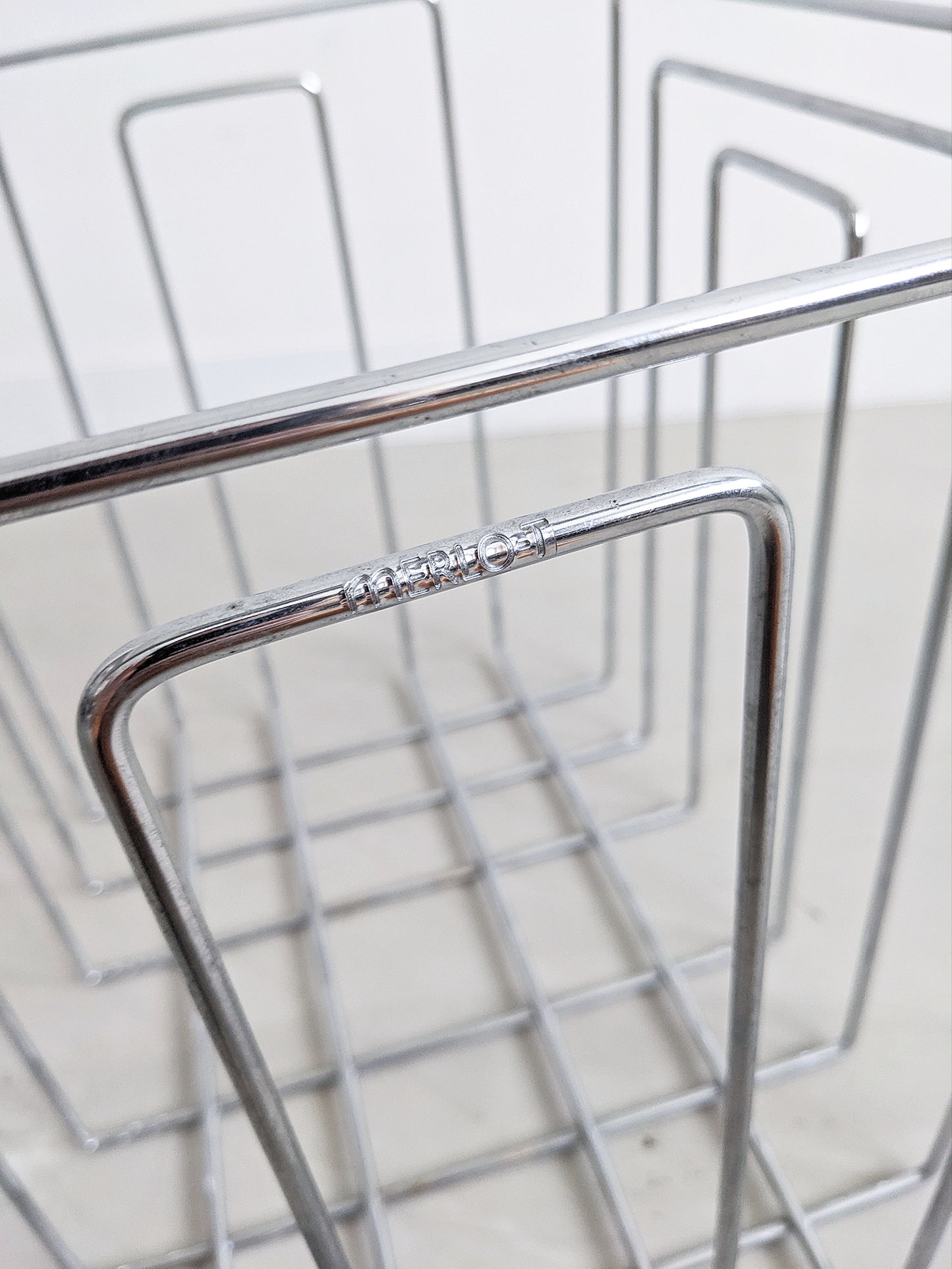 Chrome Plated 'Paper Collector' by Willi Glaeser for Thomas Merlo 1980s