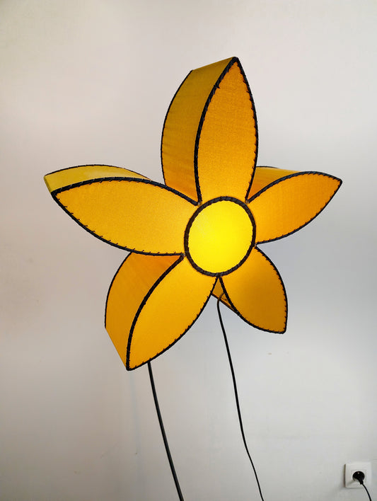 Pop-art Flower Lamp 1980s