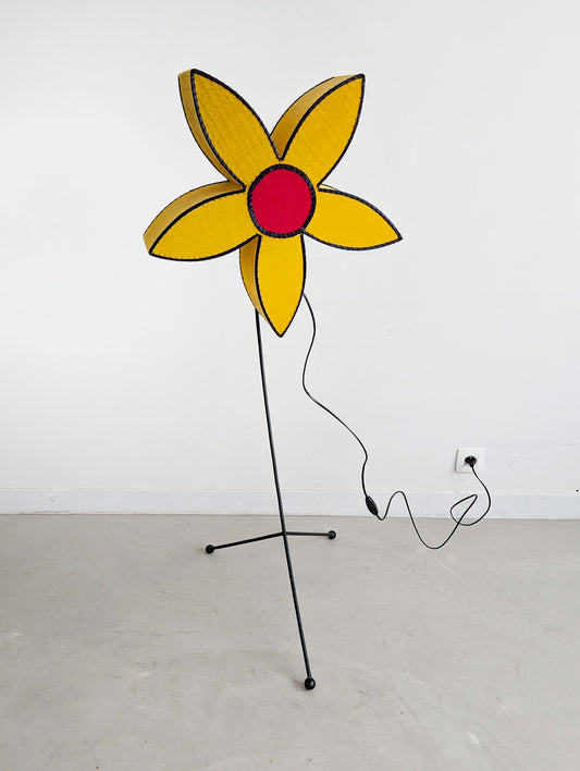 Pop-art Flower Lamp 1980s