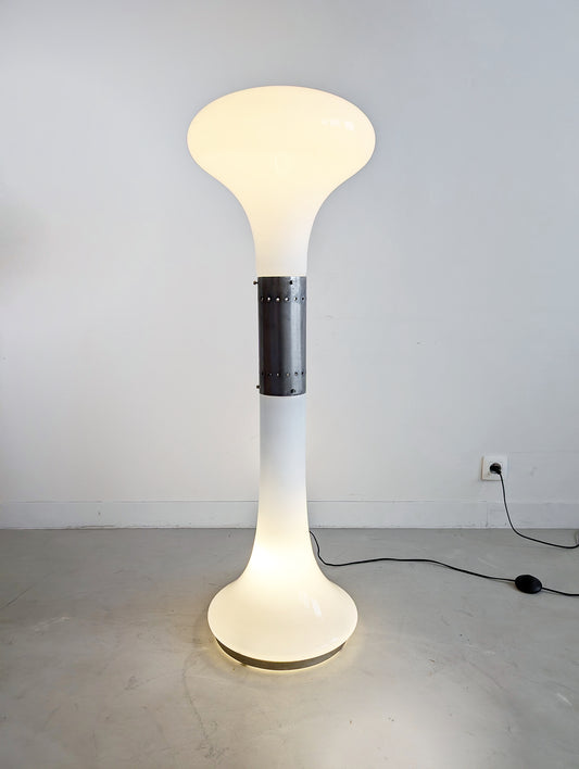 'I Numerati Soffiato' or 'LT 220' Floor Lamp by Carlo Nason for AV Mazzega 1970s