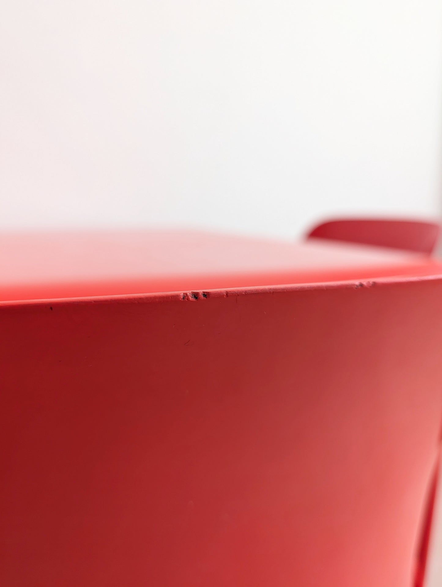 Red 'Selene' Dining Set by Vico Magistretti for Artemide 1960s