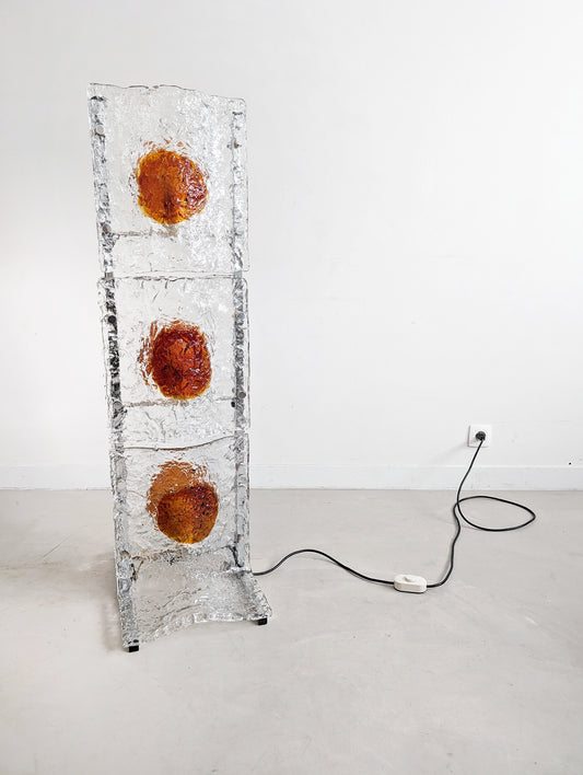 Murano Floor Lamp by Toni Zuccheri for A.V. Mazzega 1970s