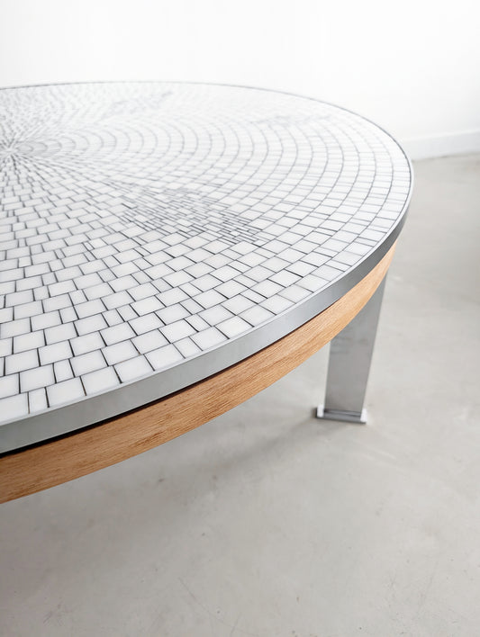 Mosaic Coffee Table by Berthold Müller Oerlinghausen 1960s