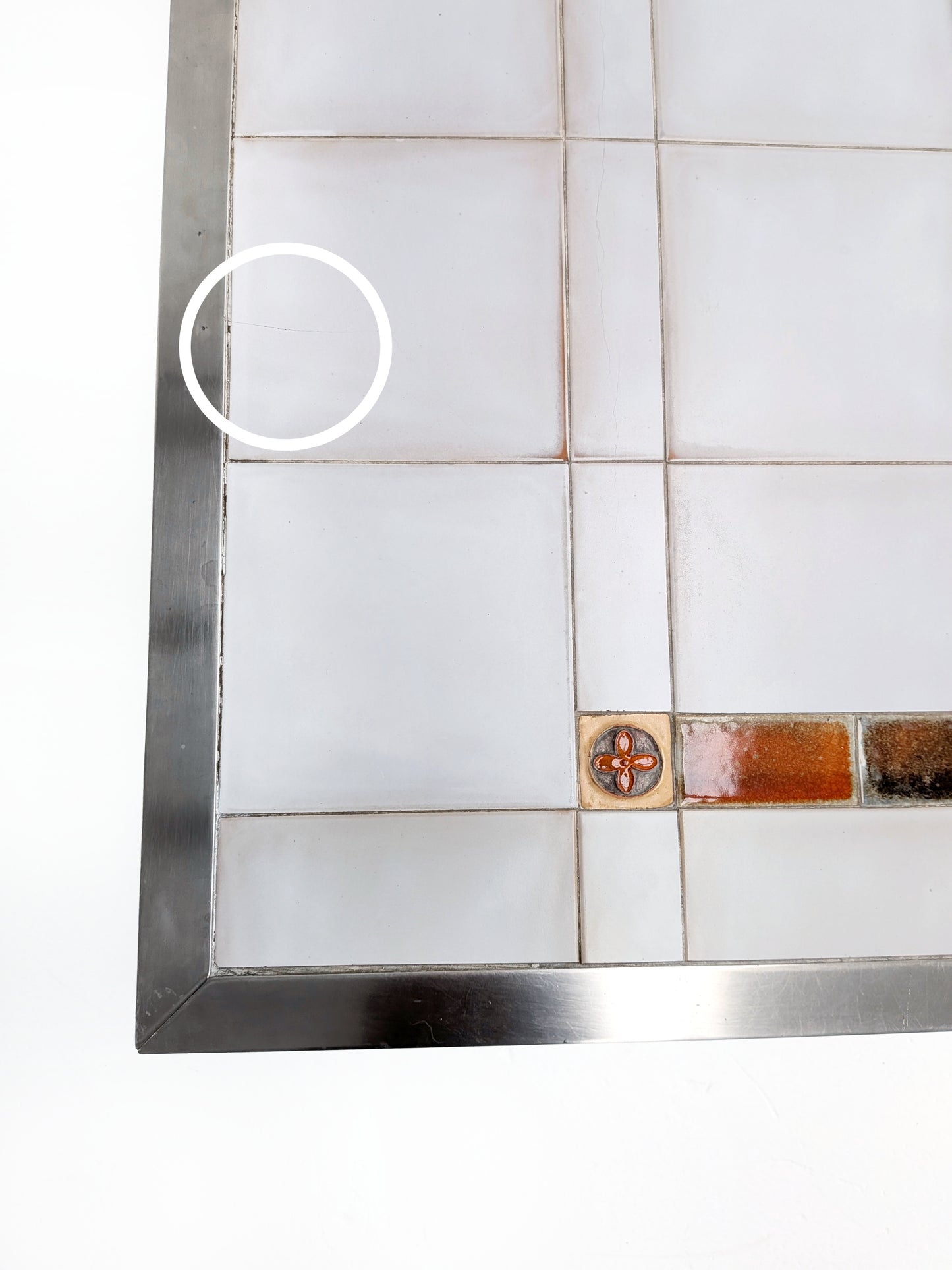 Ceramic Tile Coffee Table by Jean Gregorieff for Roche Bobois 1970s