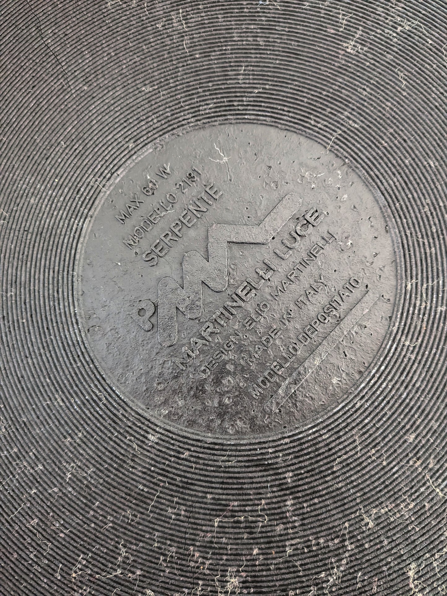 Floor Lamp 'Serpente' by Elio Martinelli for Martinelli Luce 1960s