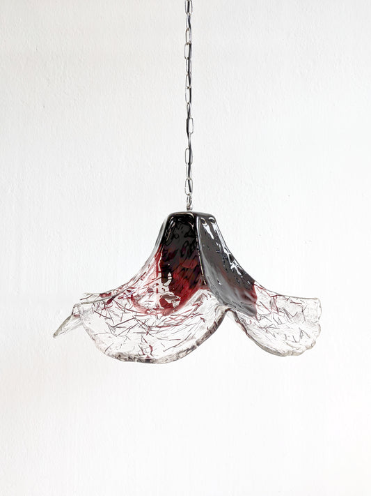 Murano Glass Chandelier by Mazzega 1970s