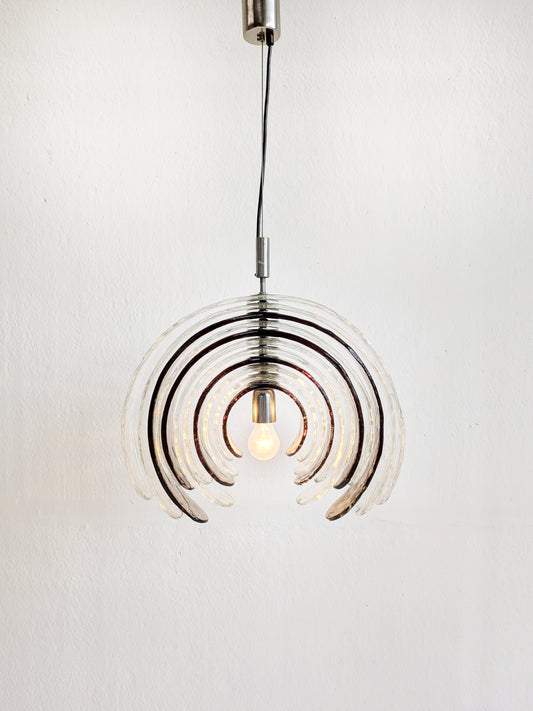 Artichoke Pendant Lamp 'LS 181' by Carlo Nason for AV Mazzega 1970s