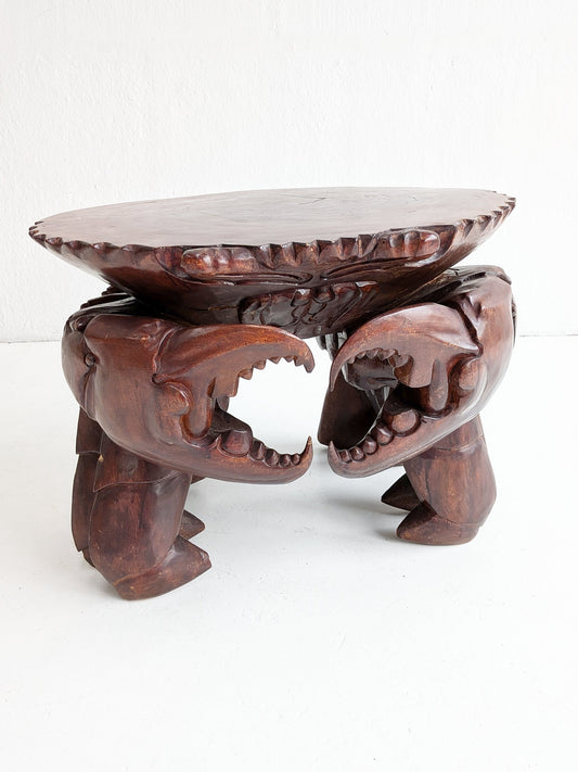 Handmade Crab Side Table 1970s