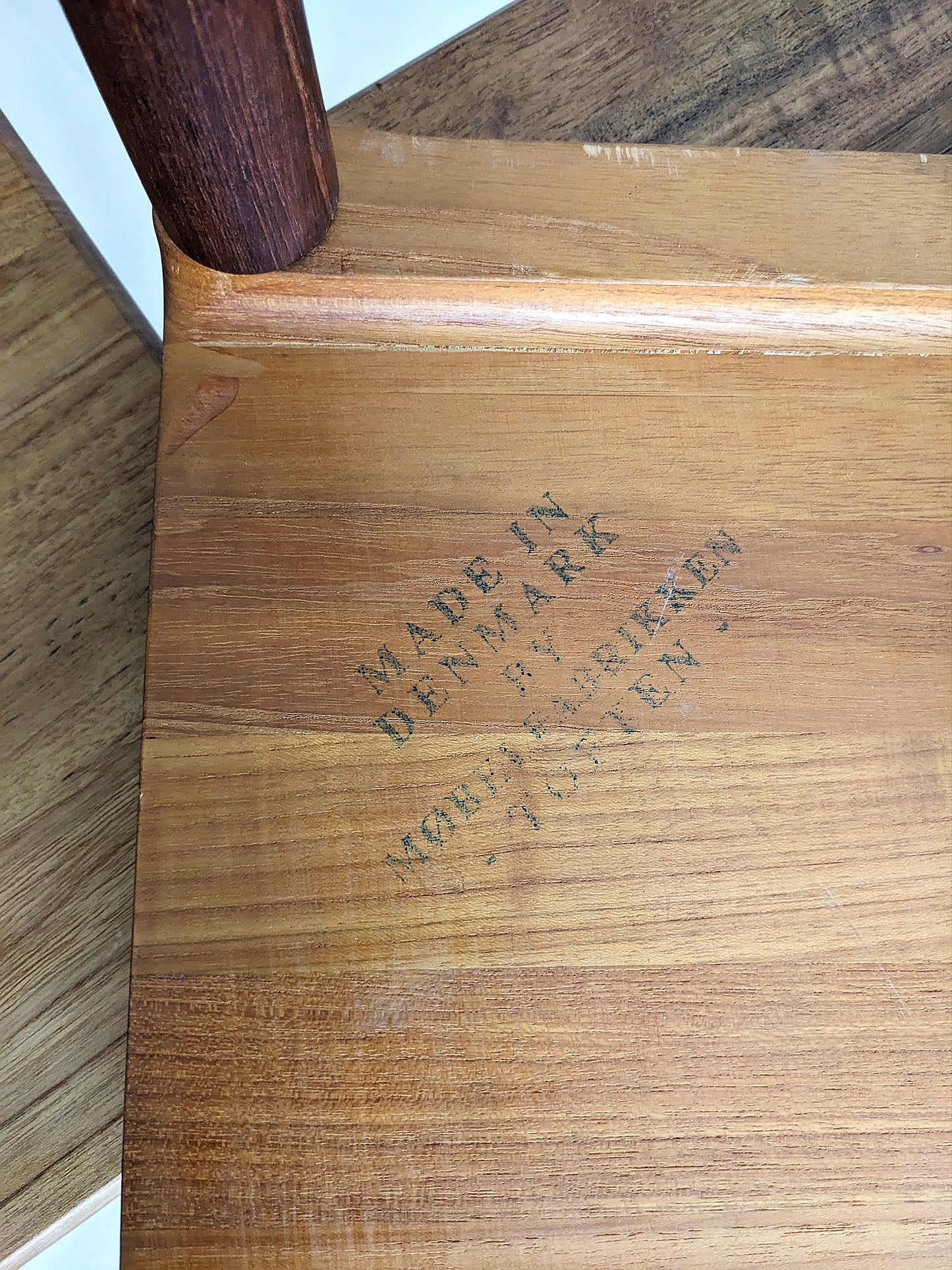 Teak Nesting Tables by Toften Møbelfabrikken 1960's