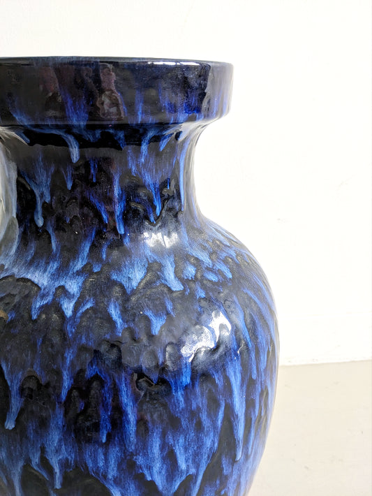 West Germany Floor Vase (Blue) 1960's
