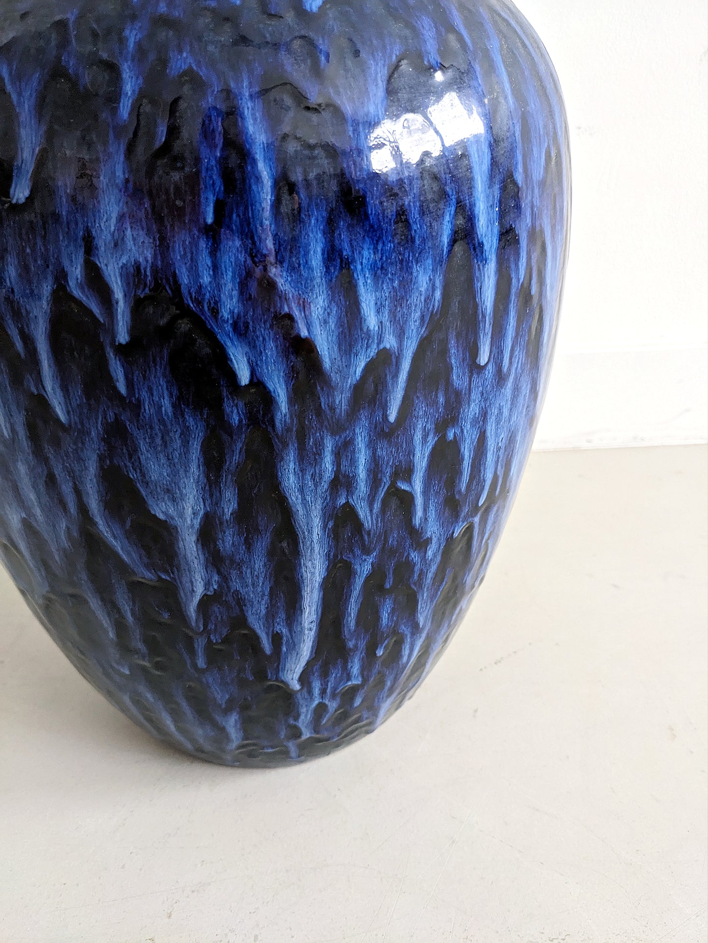 West Germany Floor Vase (Blue) 1960's