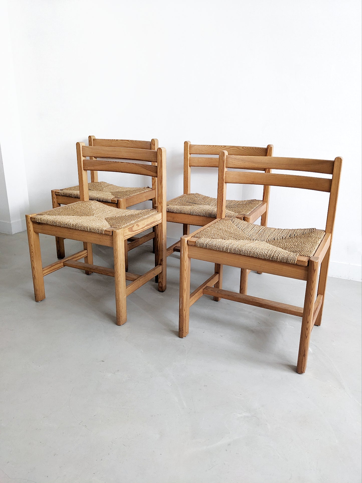 Set of 4 'Asserbo' Dining Chairs by Børge Mogensen for Karl Andersson & Söner 1970's