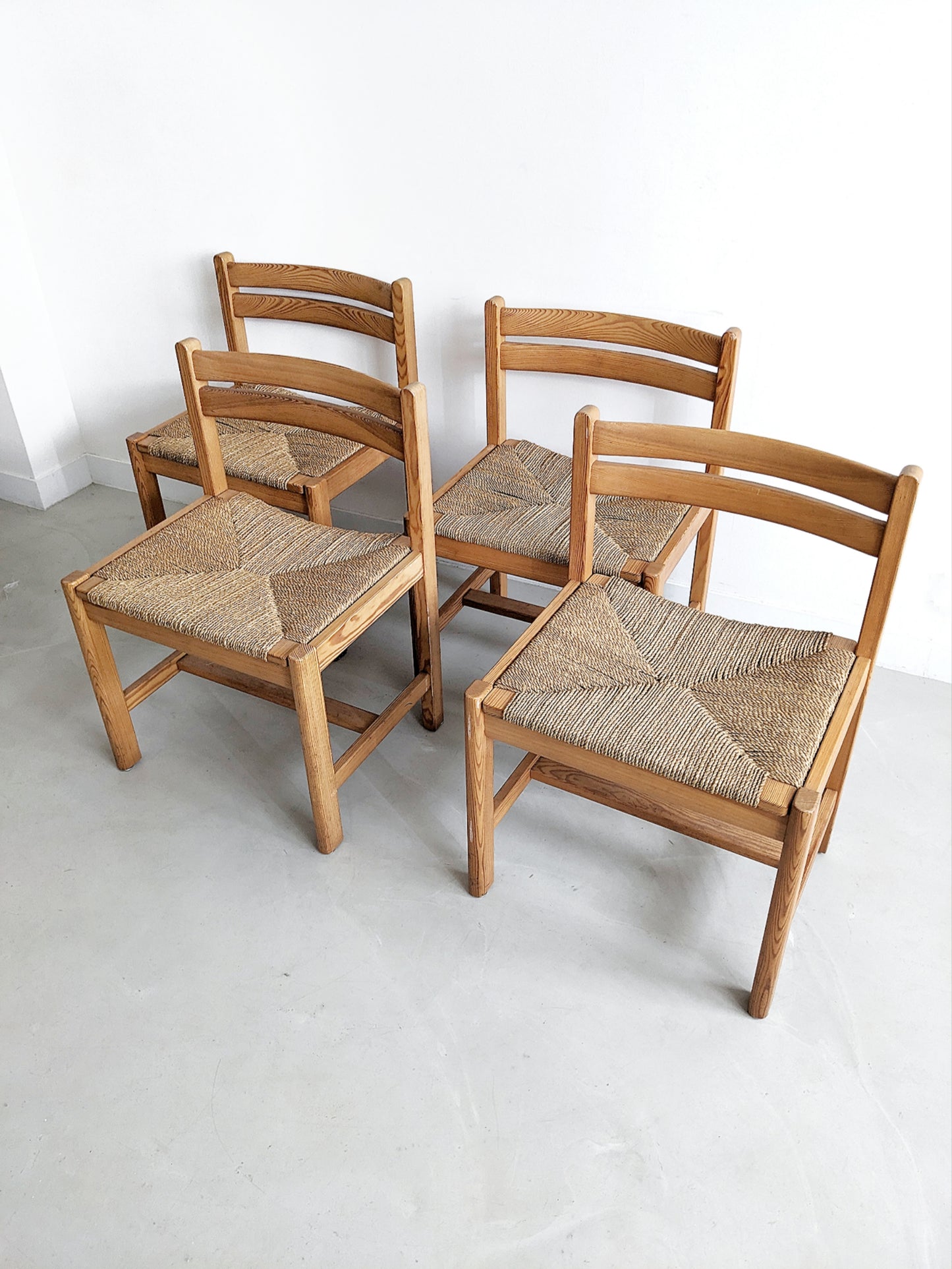 Set of 4 'Asserbo' Dining Chairs by Børge Mogensen for Karl Andersson & Söner 1970's