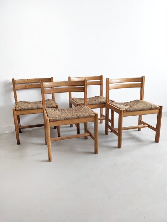 Set of 4 'Asserbo' Dining Chairs by Børge Mogensen for Karl Andersson & Söner 1970's