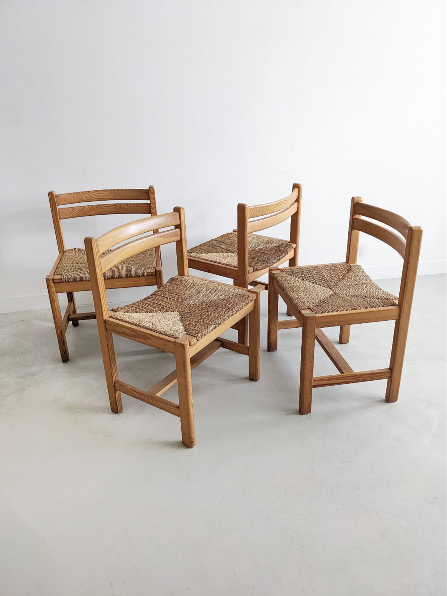 Set of 4 'Asserbo' Dining Chairs by Børge Mogensen for Karl Andersson & Söner 1970's