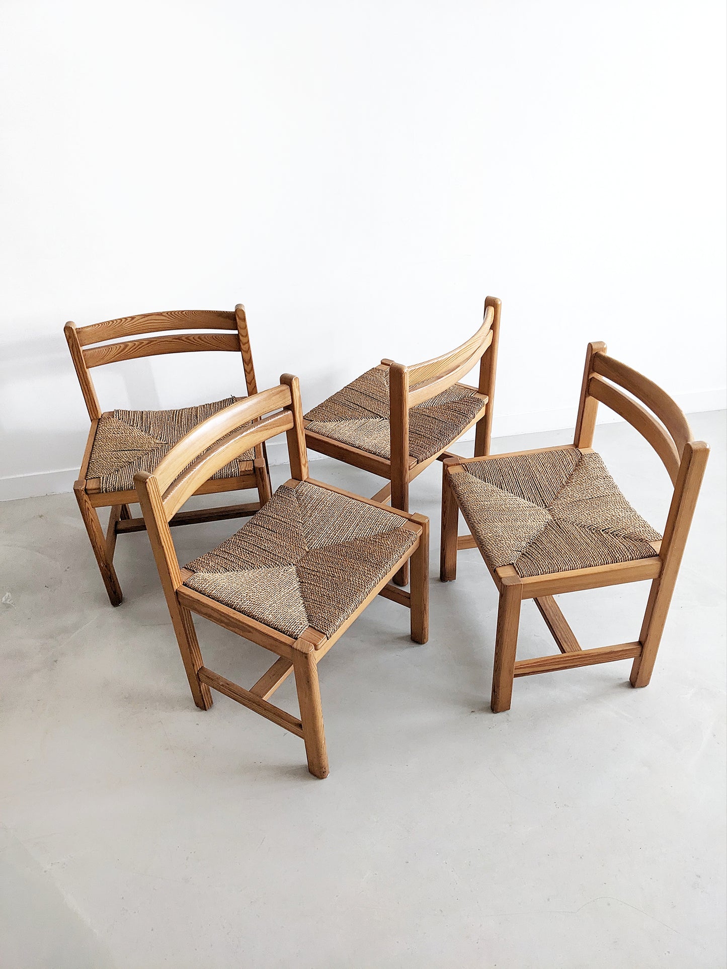 Set of 4 'Asserbo' Dining Chairs by Børge Mogensen for Karl Andersson & Söner 1970's