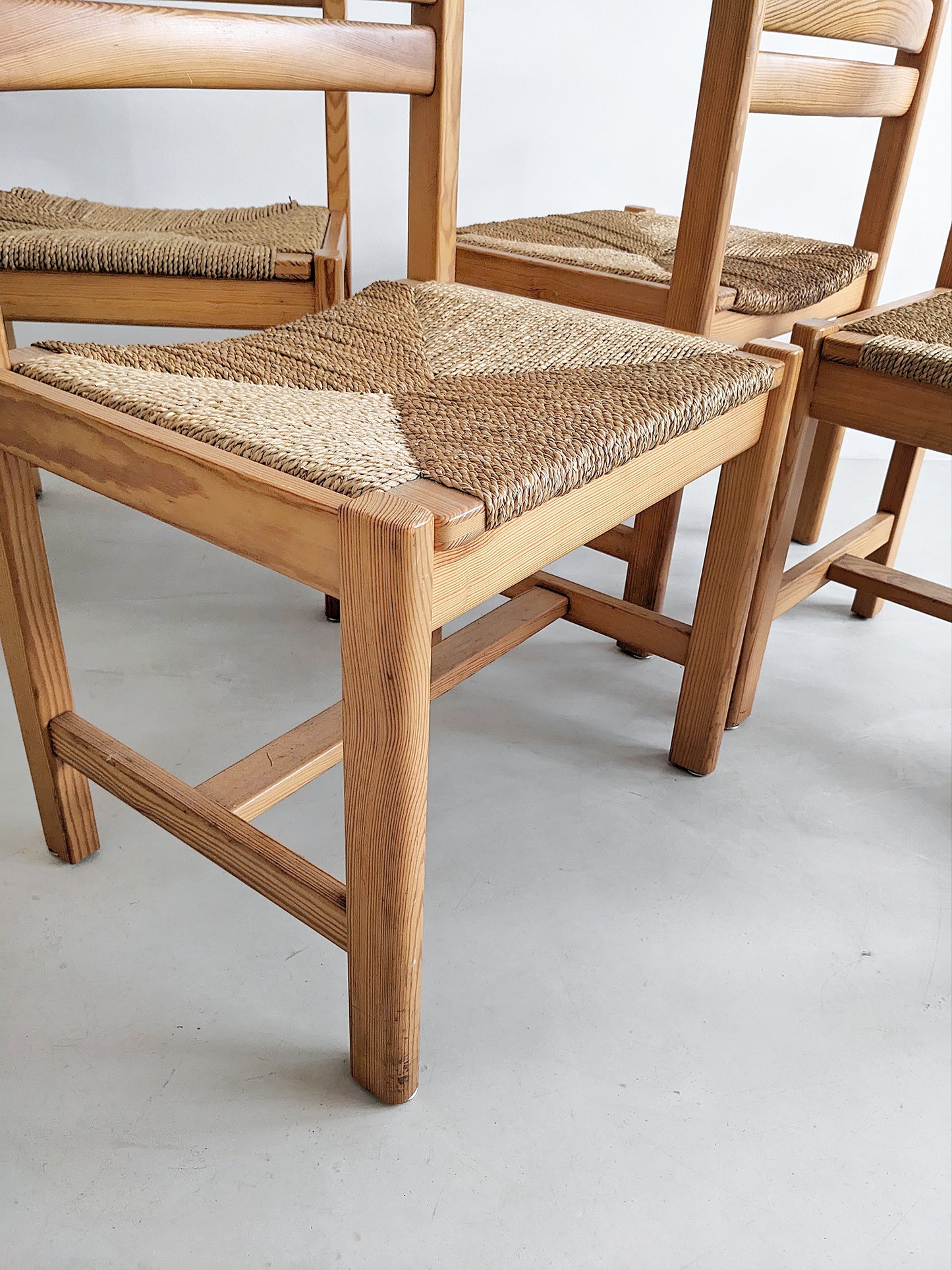 Set of 4 'Asserbo' Dining Chairs by Børge Mogensen for Karl Andersson & Söner 1970's