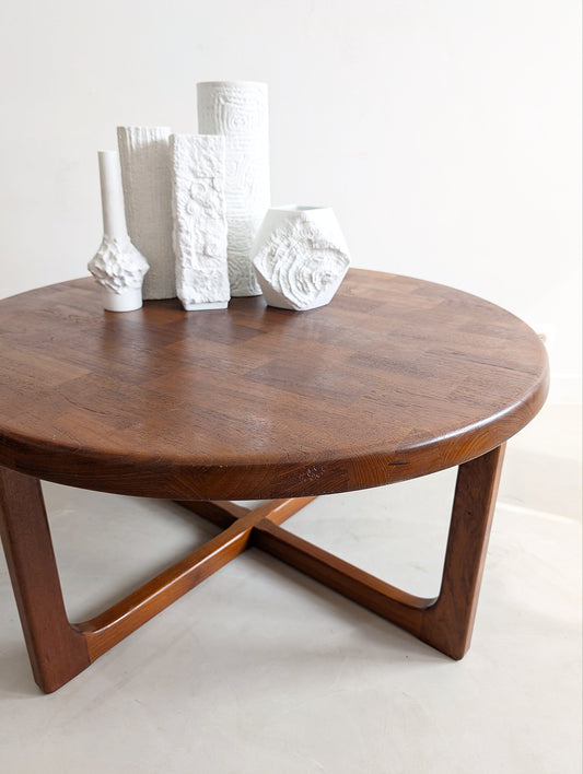 Round Midcentury Coffee Table by Niels Bach