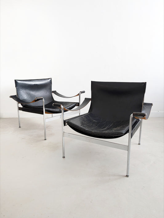 Set of 2 'D99' Lounge Chairs by Hans Könecke for Tecta 1960's