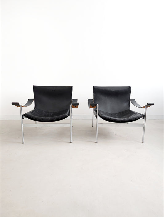 Set of 2 'D99' Lounge Chairs by Hans Könecke for Tecta 1960's