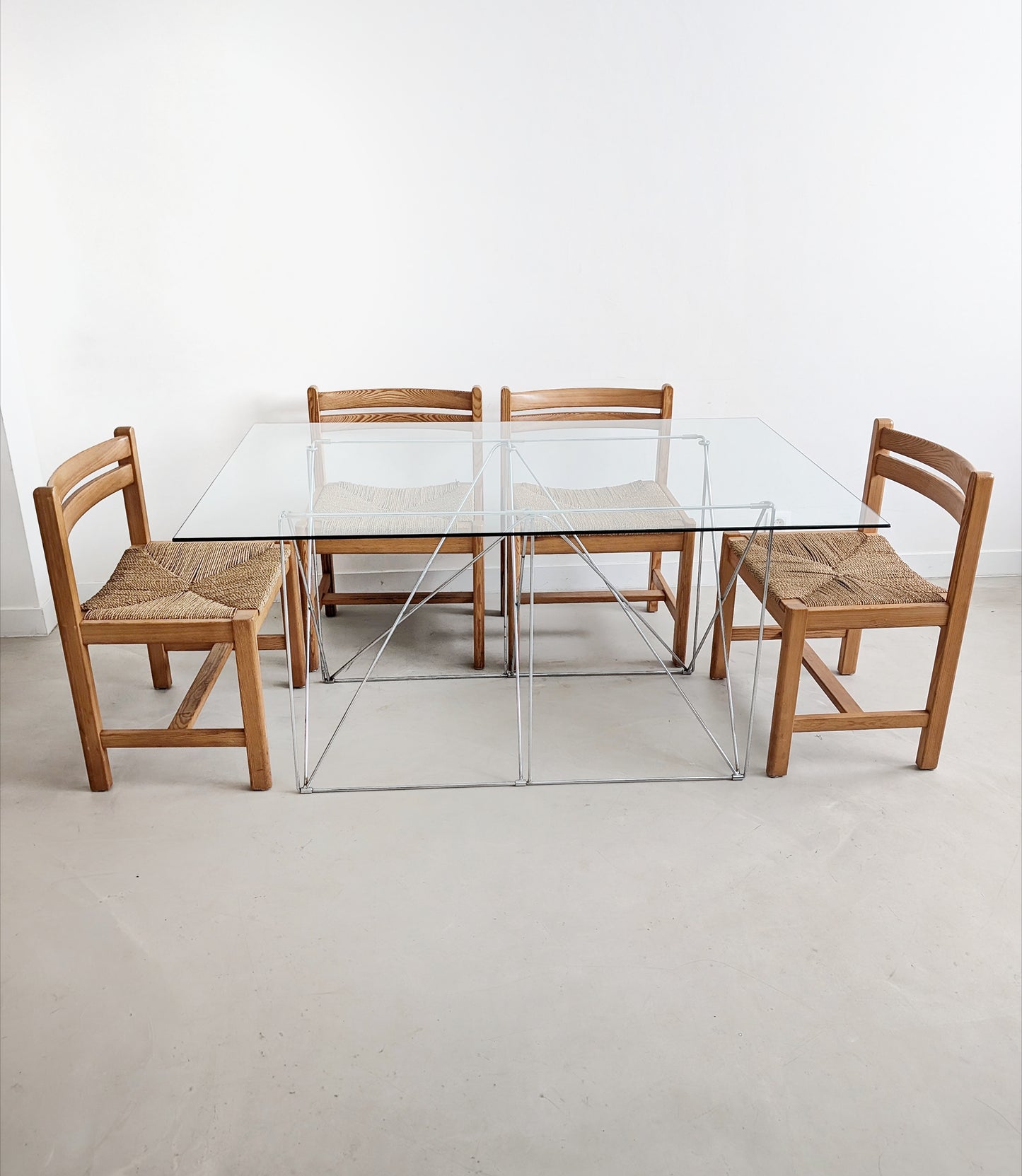 Set of 4 'Asserbo' Dining Chairs by Børge Mogensen for Karl Andersson & Söner 1970's