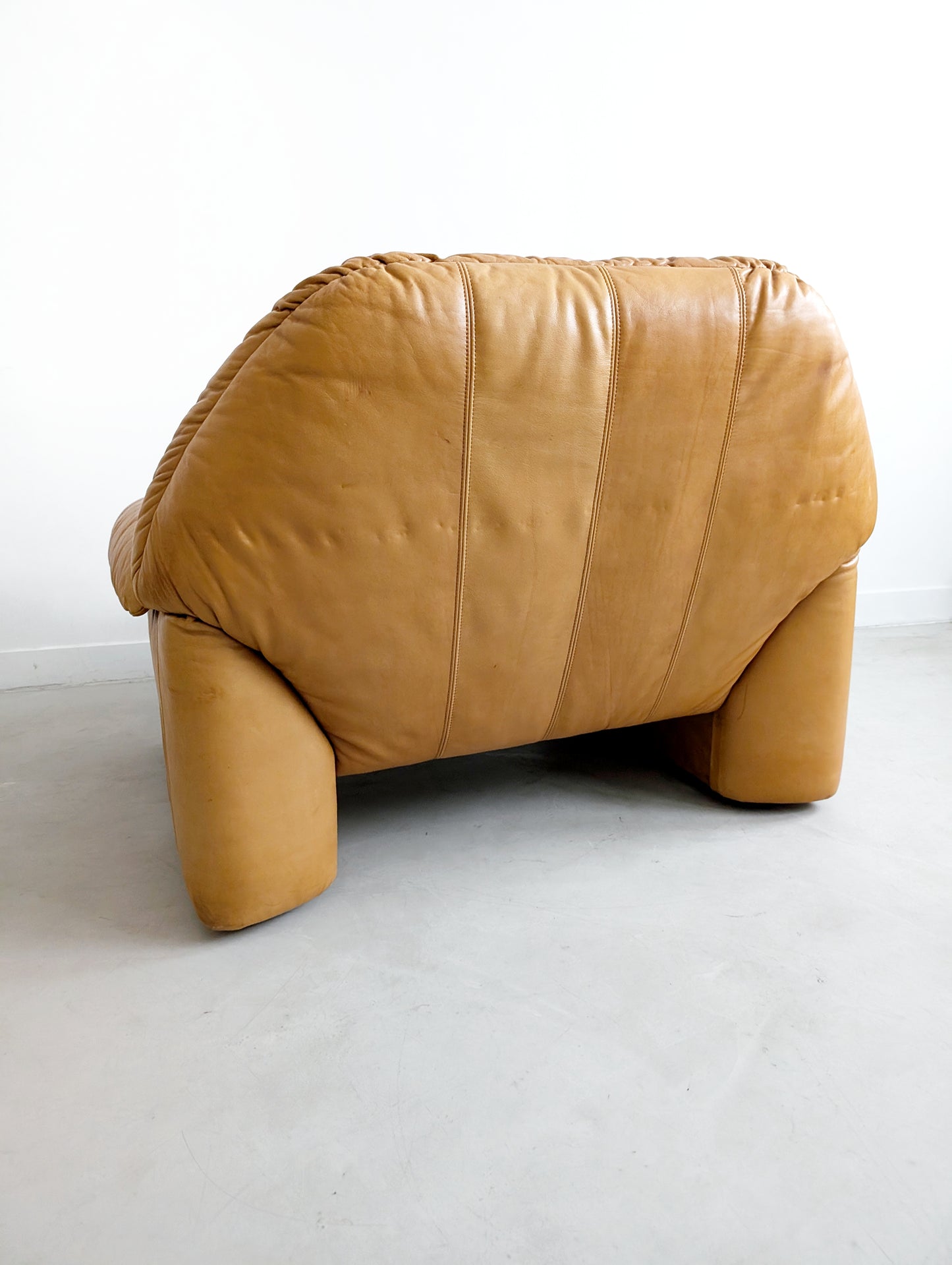 Leather Loungechair by Laauser 1970's