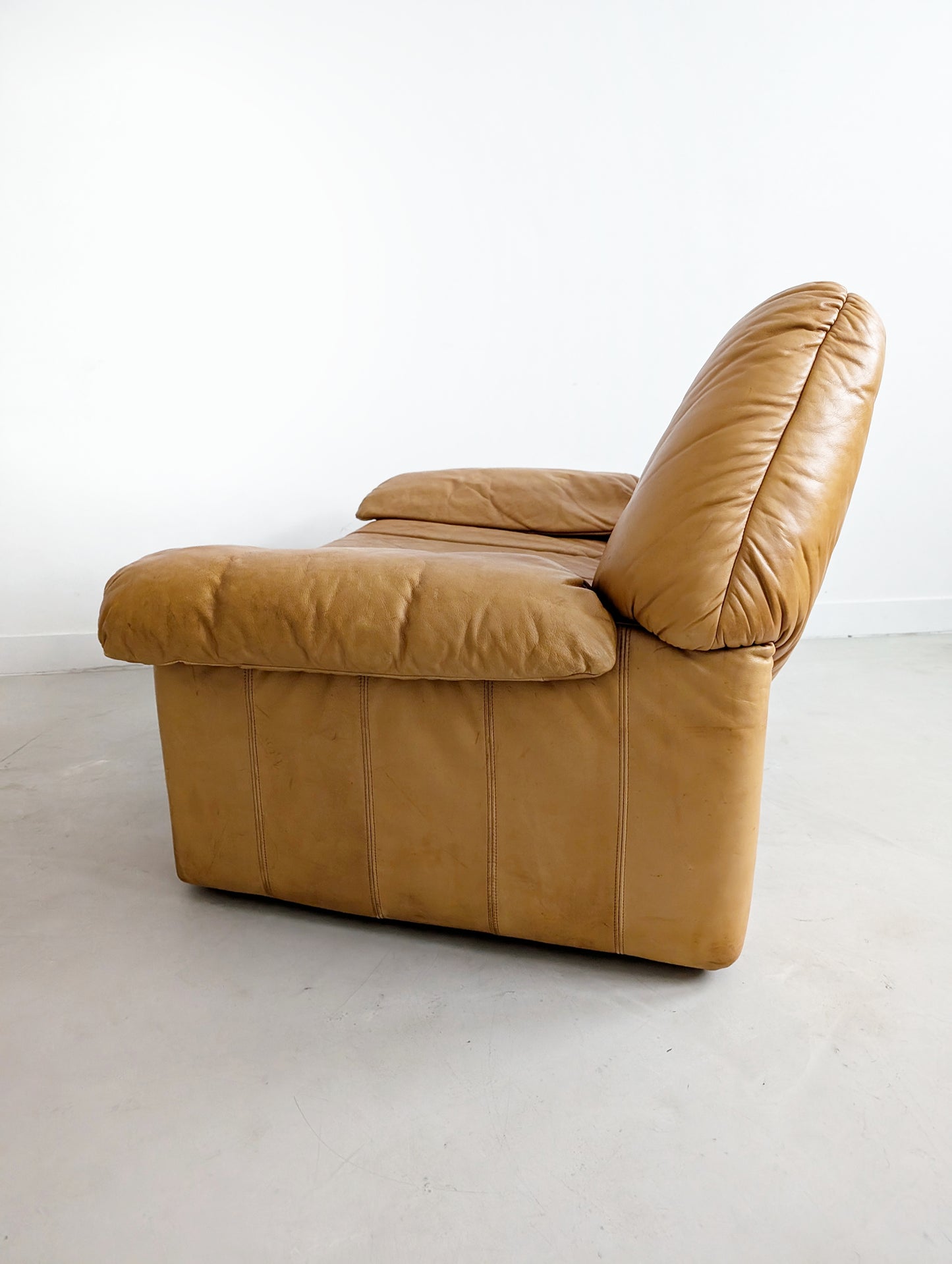 Leather Loungechair by Laauser 1970's