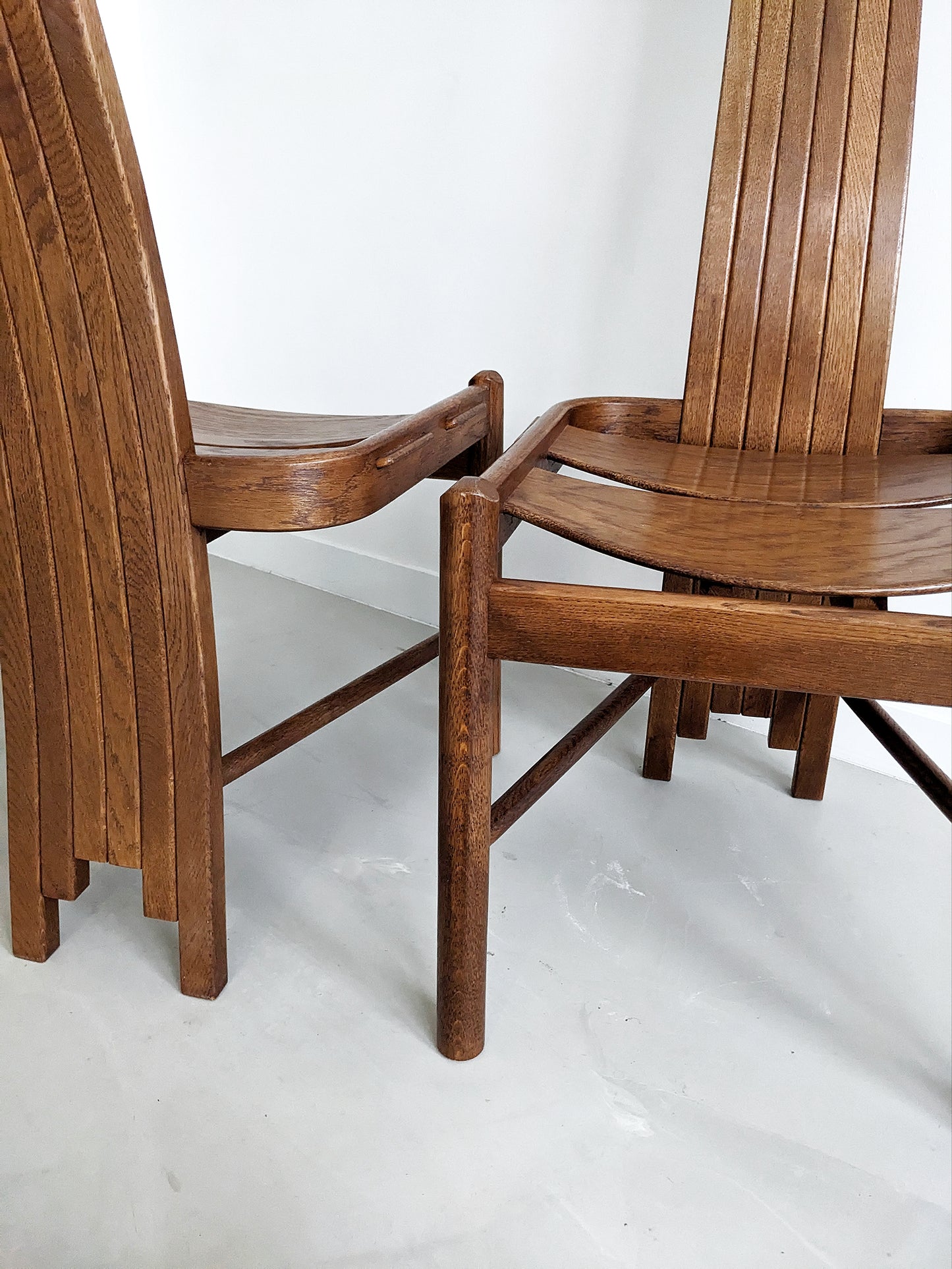 Set of 4 Allmilmö Dining Chairs 1980's