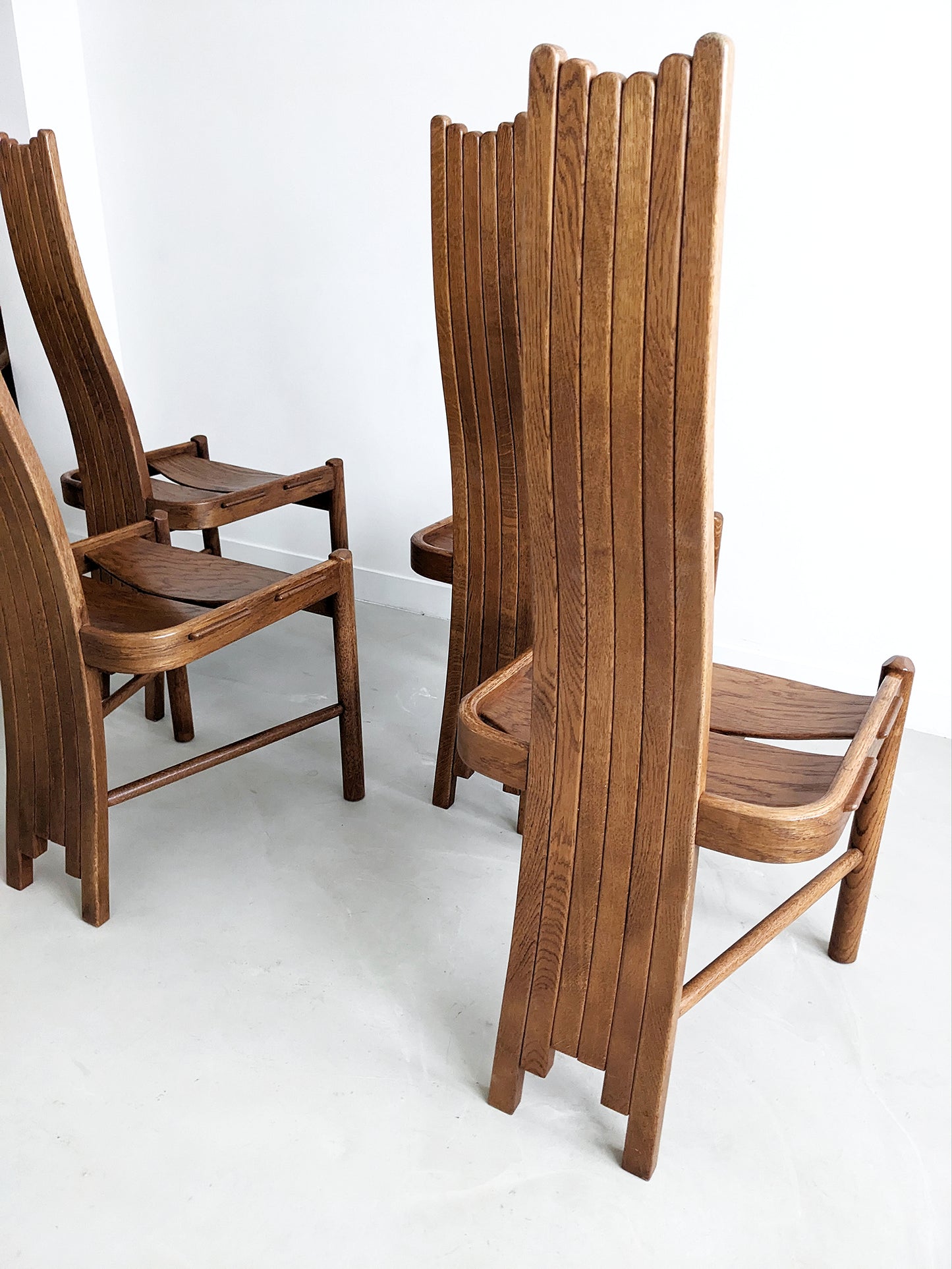 Set of 4 Allmilmö Dining Chairs 1980's