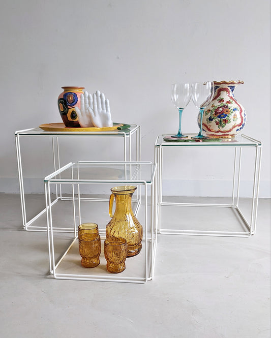 Isocele Nesting Tables by Max Sauze for Atrow 1970's