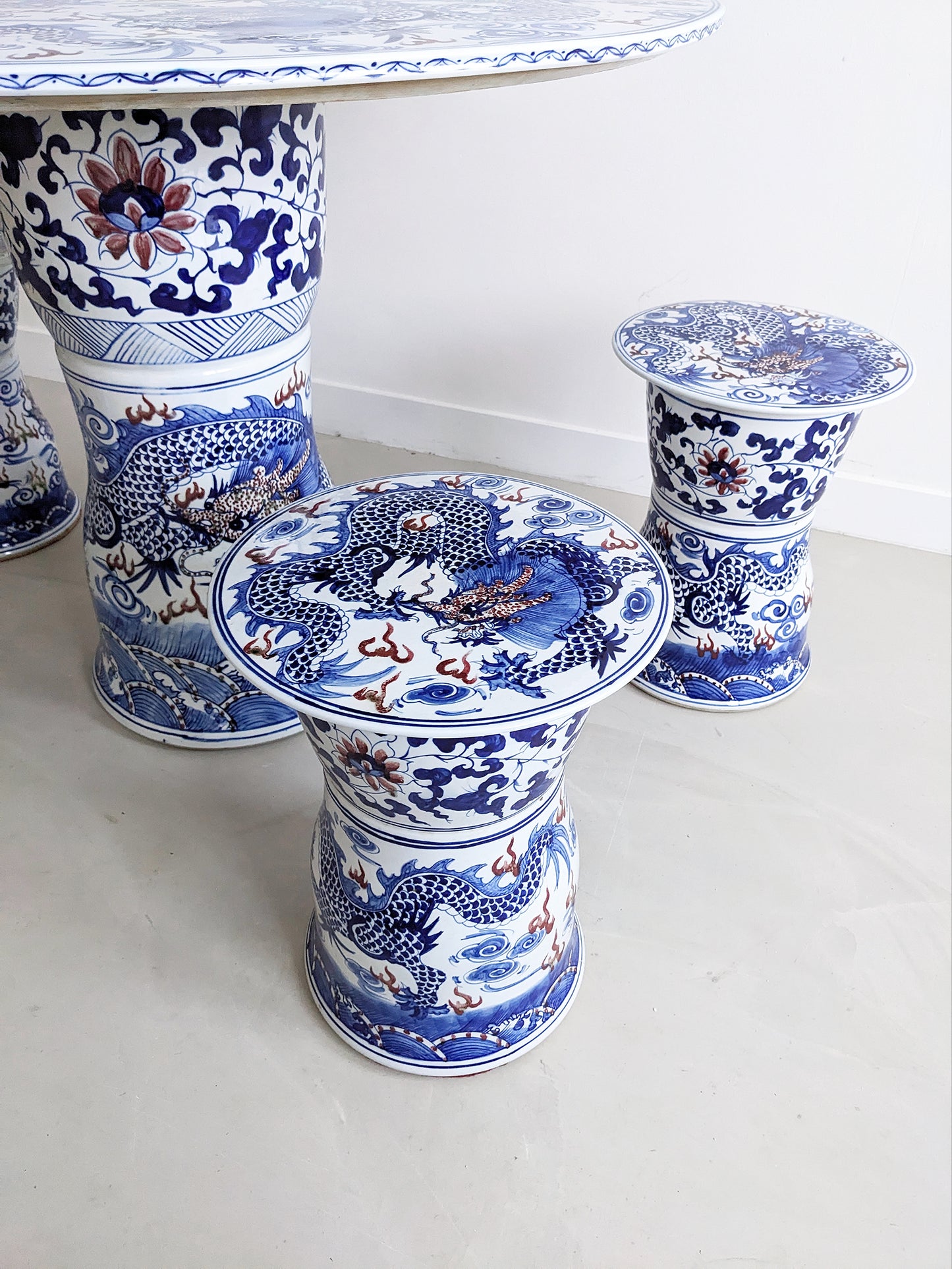 Porcelain Chinese Dining Set 1950's