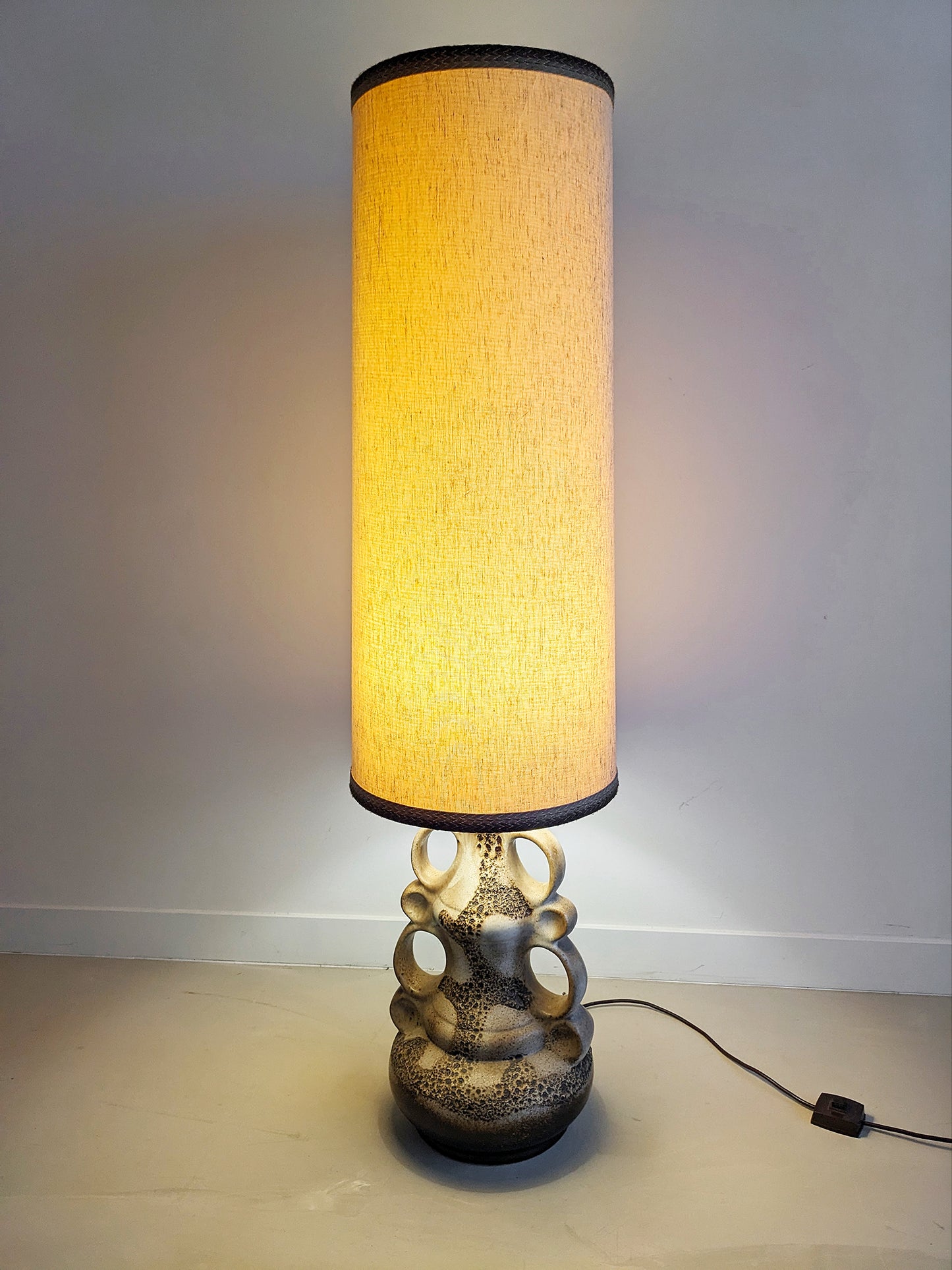 West Germany Fat Lava Floor Lamp 1960's