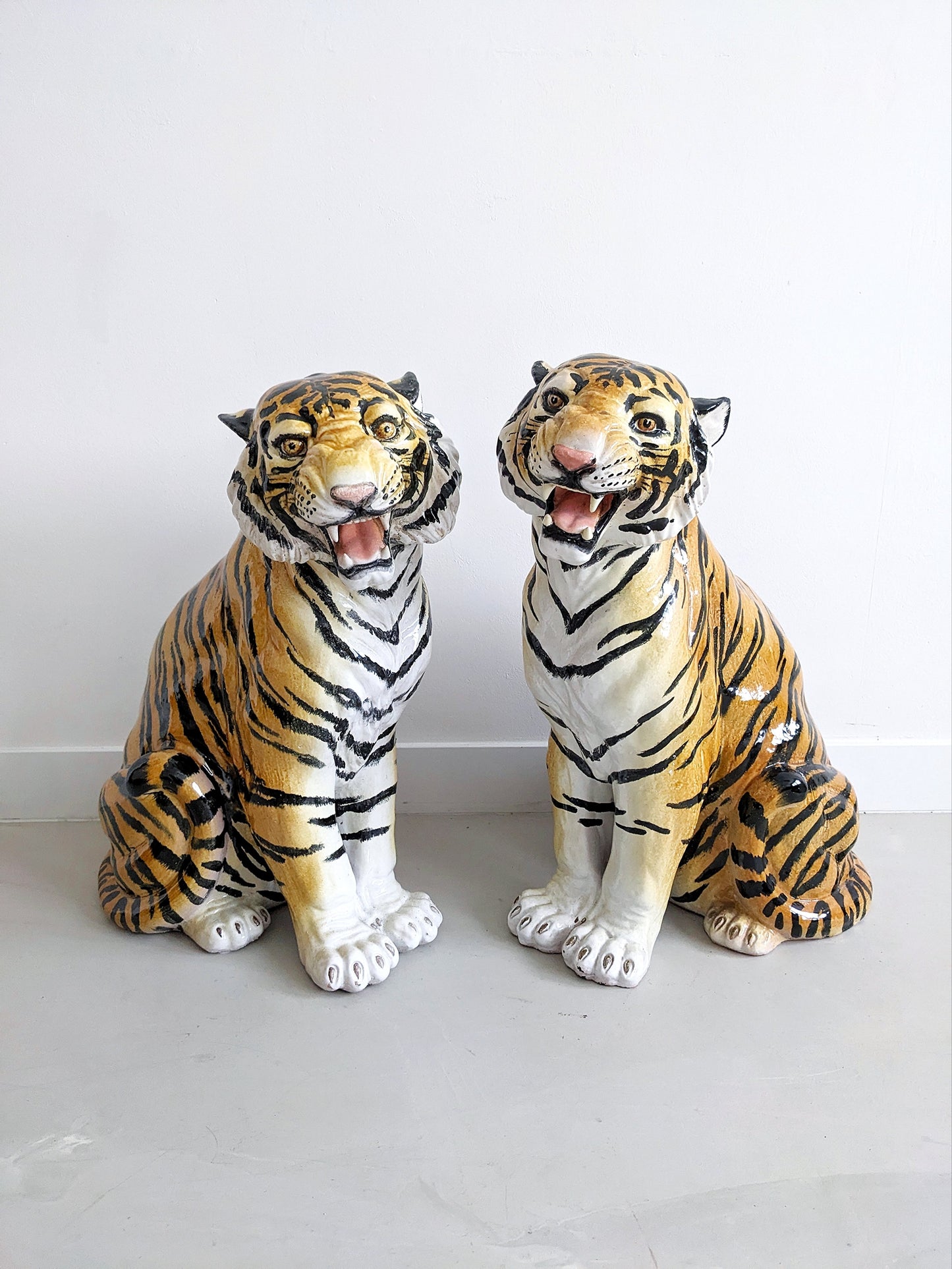 Italian Ceramic Tiger 1980's