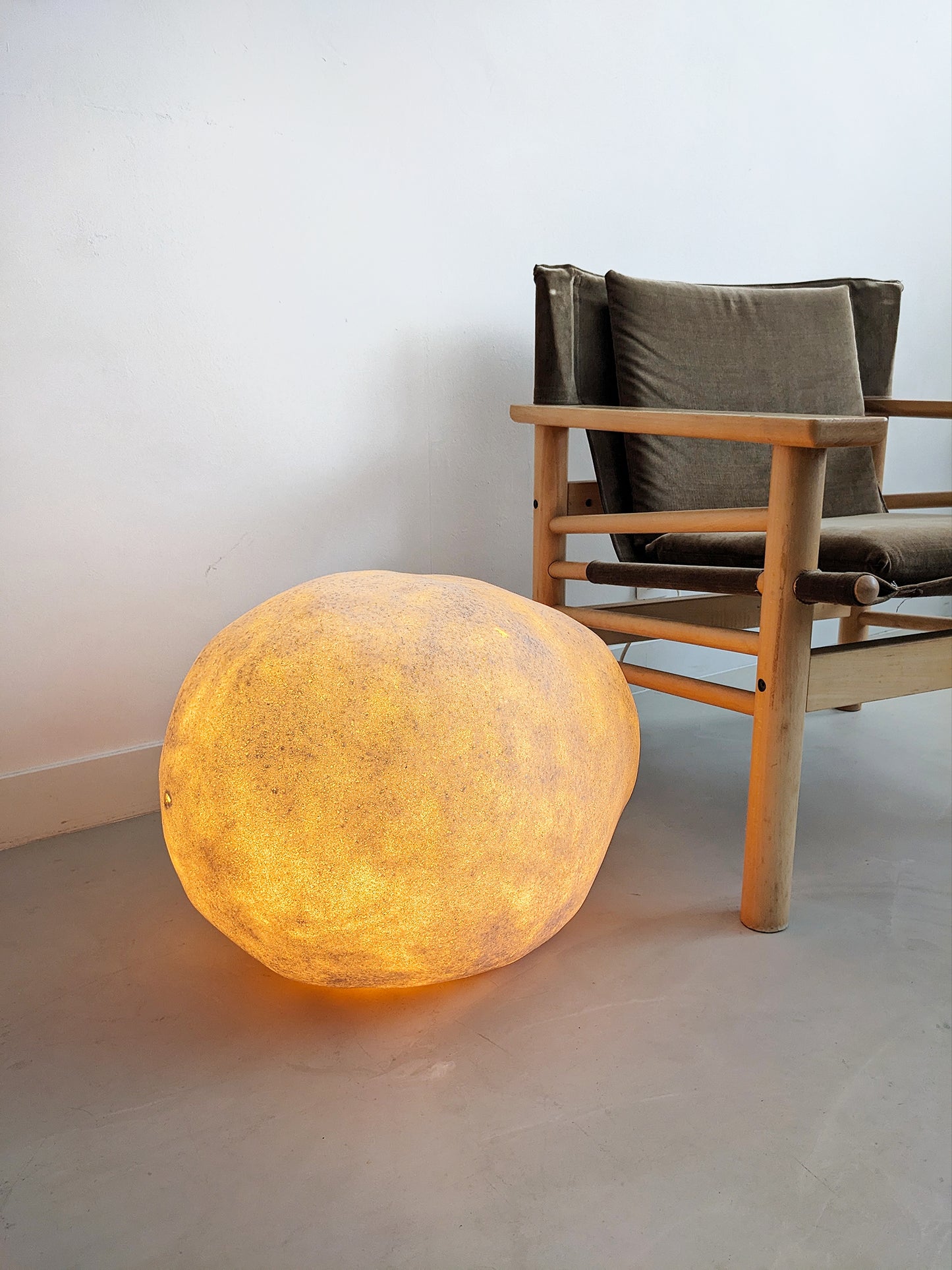 Moonstone Lamp by André Cazenave for Atelier A 1960s