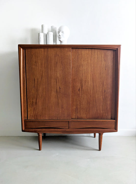 Teak Highboard by Axel Christensen for Aco Møbler 1960's