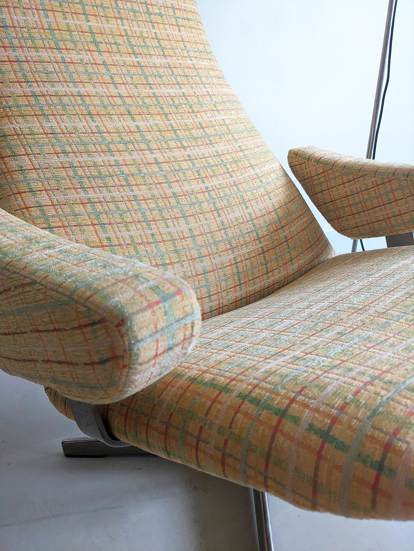 'Contourette Roto' Swivel Chair by Alf Svensson for Dux 1960's