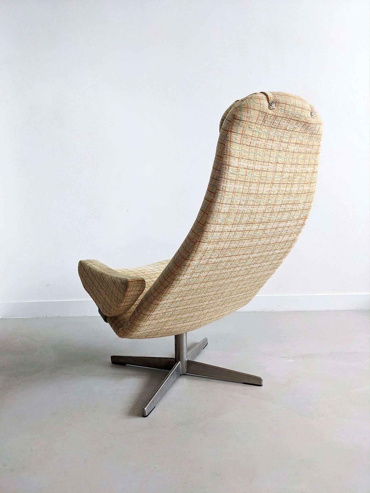 'Contourette Roto' Swivel Chair by Alf Svensson for Dux 1960's