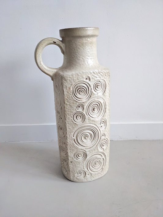 West Germany Floor Vase (Ecru) 1960's