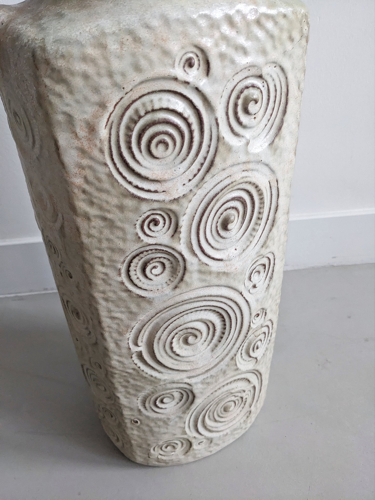 West Germany Floor Vase (Ecru) 1960's