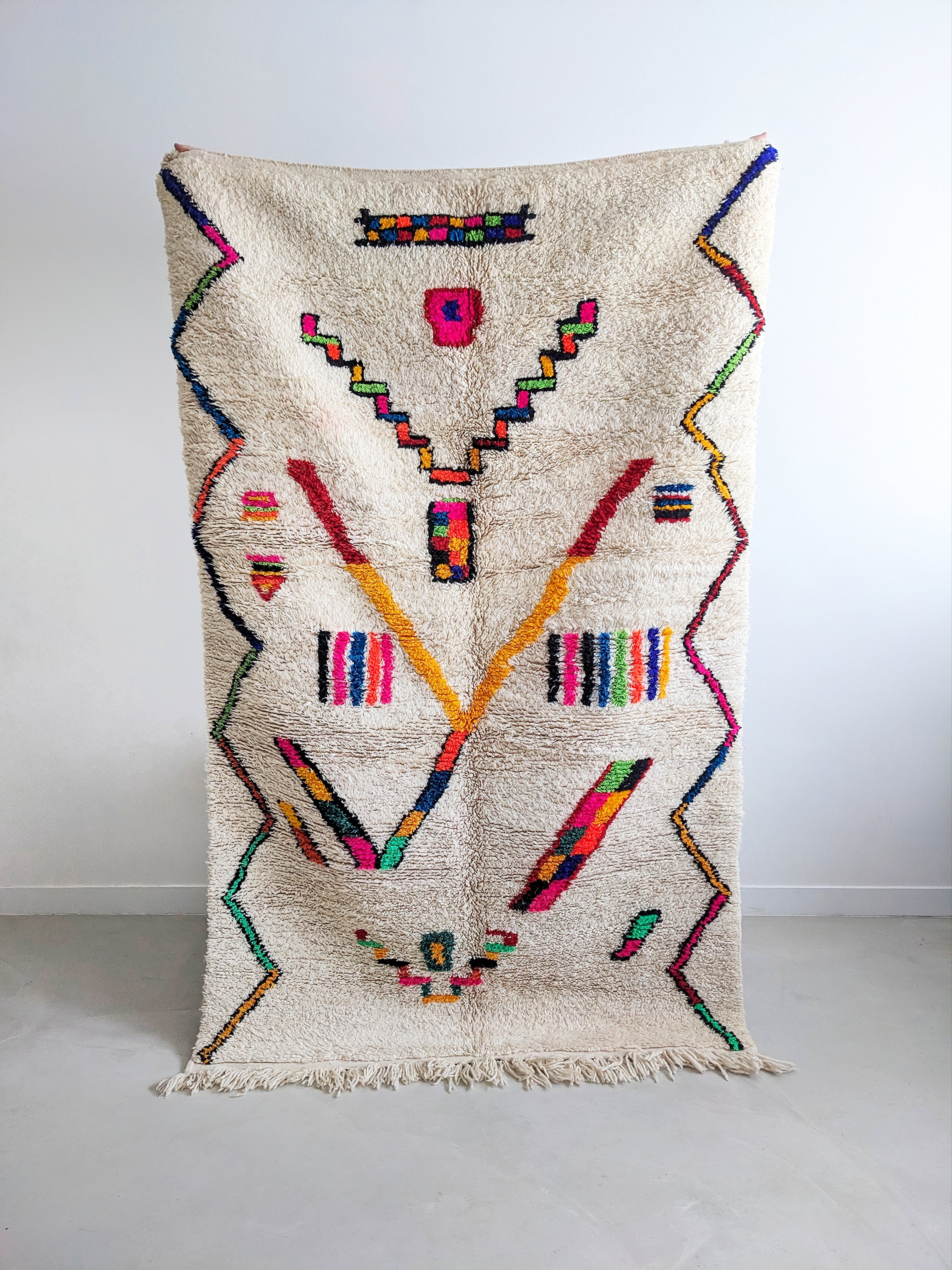 Multi Coloured Azilal Rug – VintageVonk