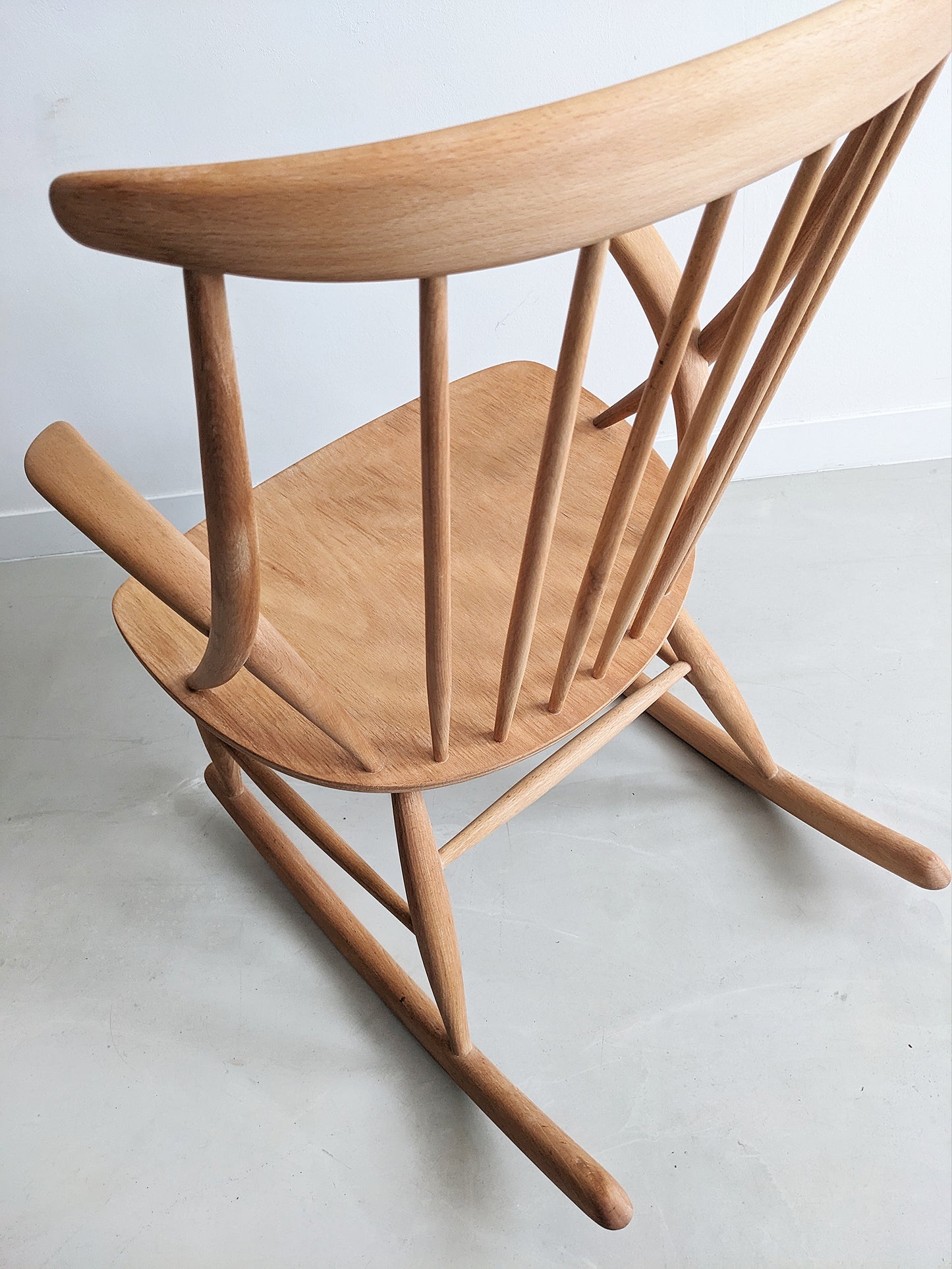 Rocking Chair 'IW3' by Illum Wikkelsø for Niels Eilersen 1960's